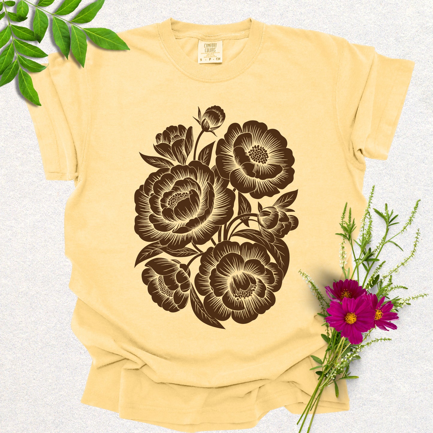 Blooming Peonies Tee