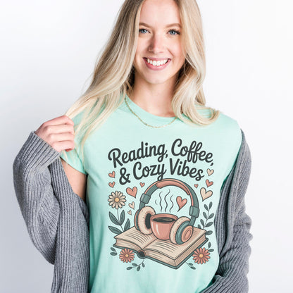 Reading, Coffee & Cozy Vibes Tee