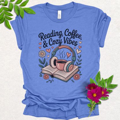 Reading, Coffee & Cozy Vibes Tee