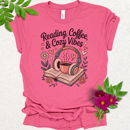 Reading, Coffee & Cozy Vibes Tee