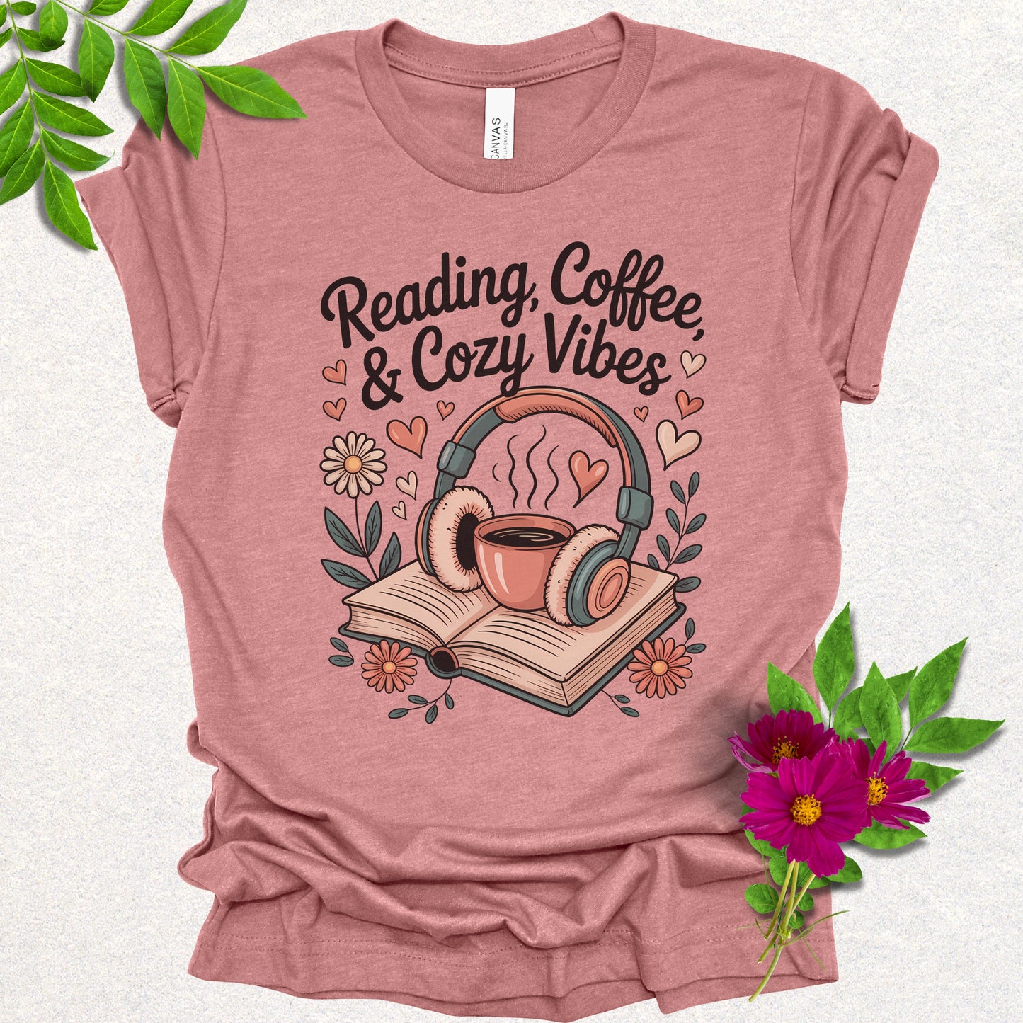 Reading, Coffee & Cozy Vibes Tee