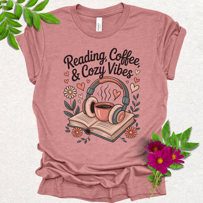 Reading, Coffee & Cozy Vibes Tee