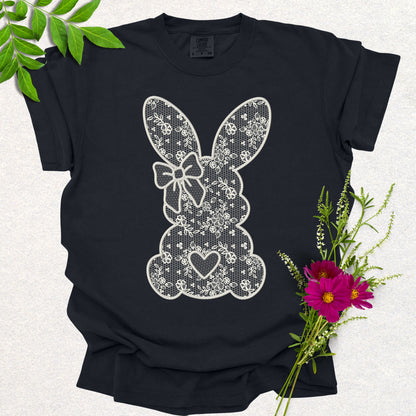 Floral Lace Bunny Tee