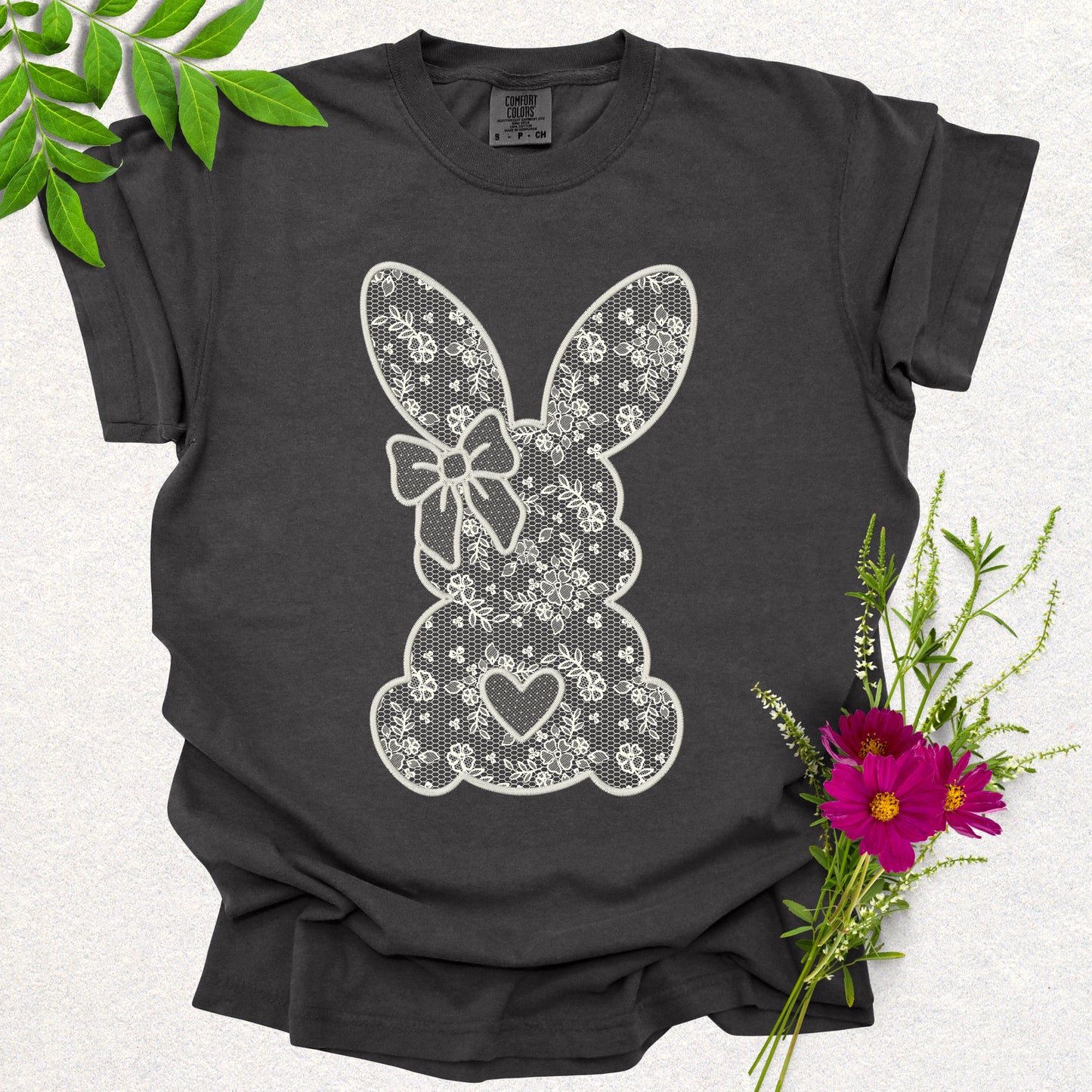 Floral Lace Bunny Tee