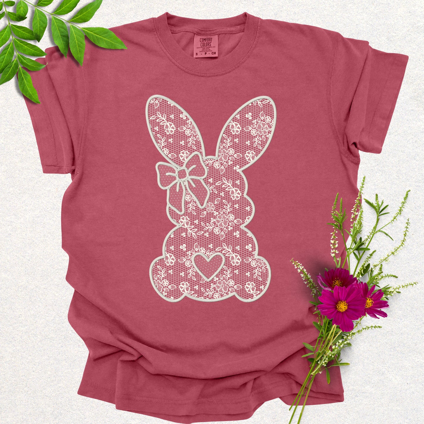 Floral Lace Bunny Tee