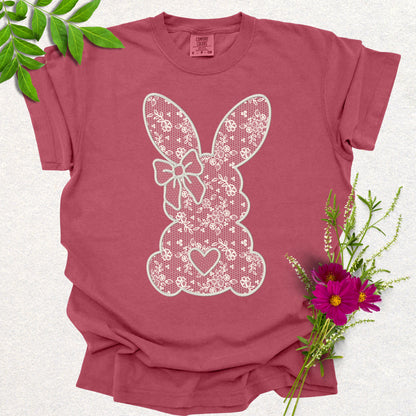 Floral Lace Bunny Tee