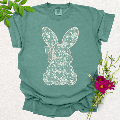 Floral Lace Bunny Tee