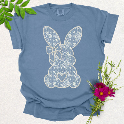 Floral Lace Bunny Tee