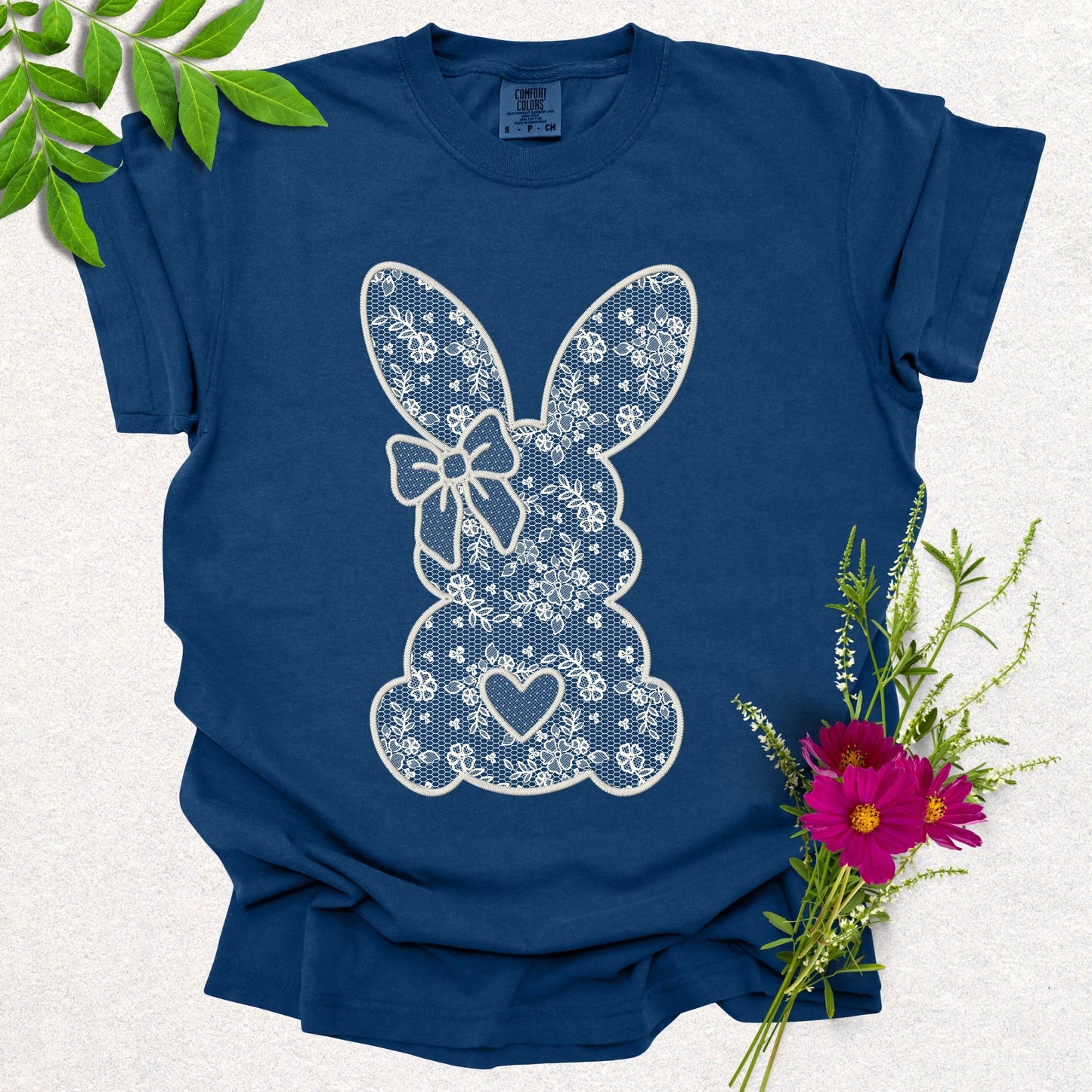 Floral Lace Bunny Tee