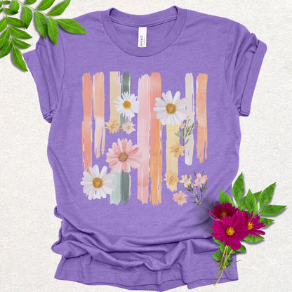 Pastel Bloom Brushstroke Tee