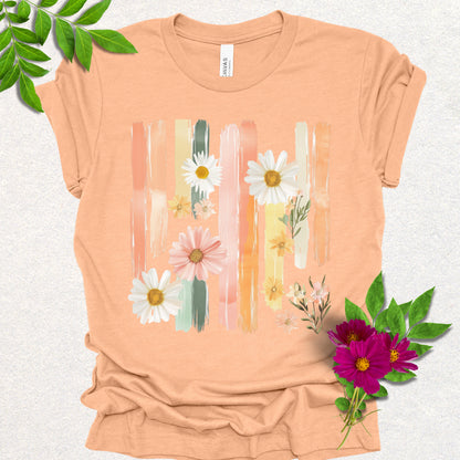 Pastel Bloom Brushstroke Tee