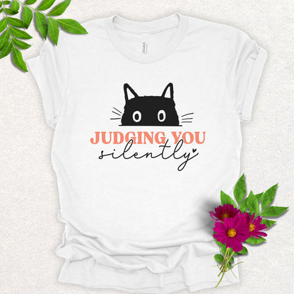 Judging You Silently Cat Tee