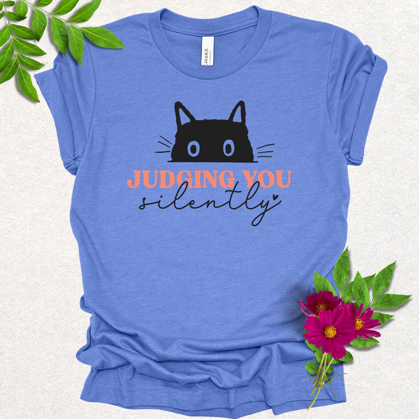 Judging You Silently Cat Tee