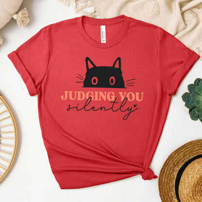 Judging You Silently Cat Tee