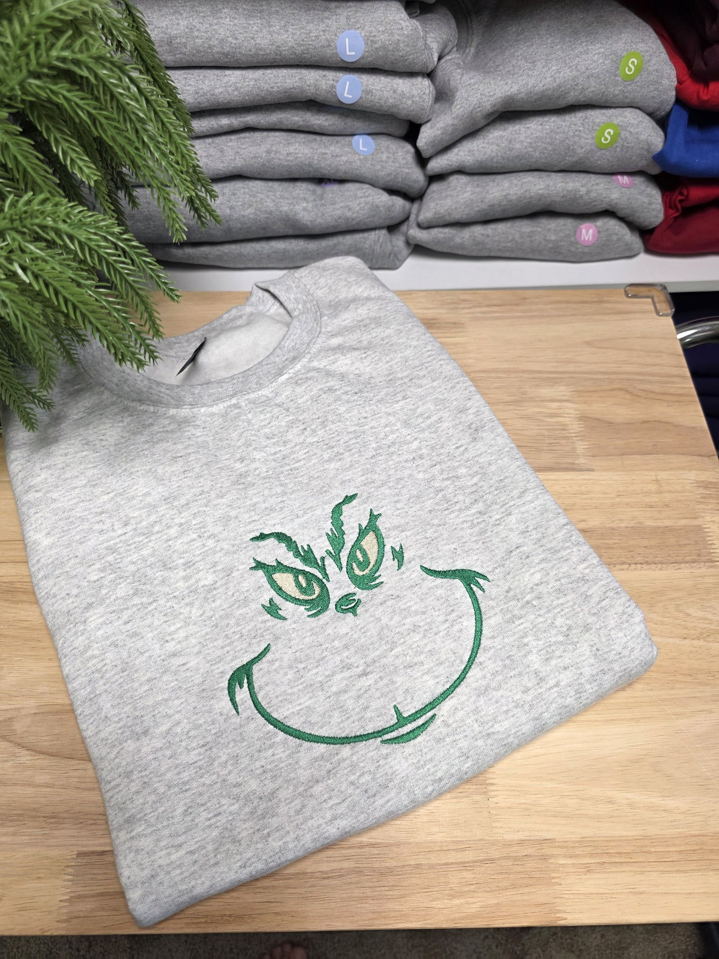 Embroidered Spirit of Christmas Sweatshirt