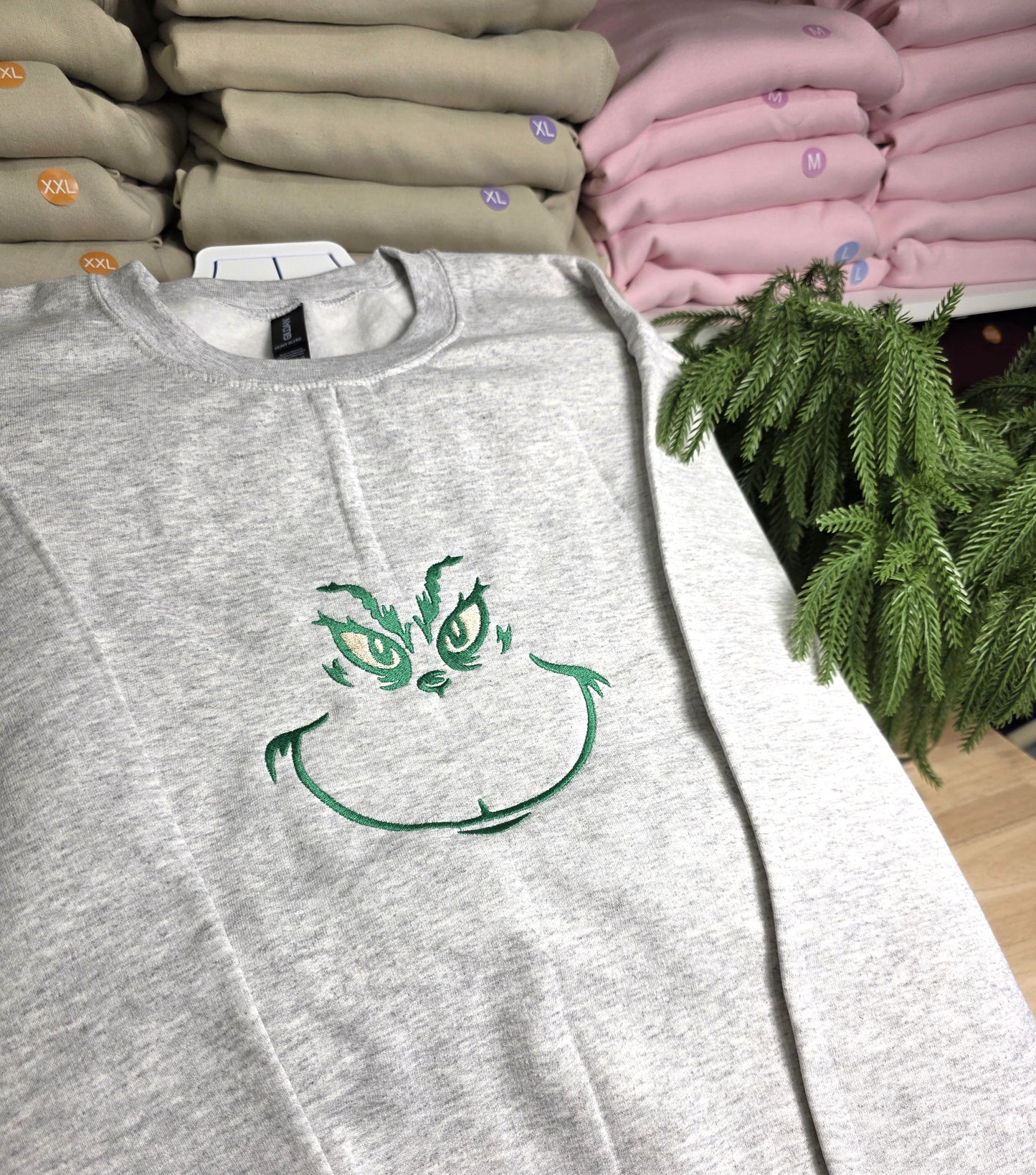 Embroidered Spirit of Christmas Sweatshirt