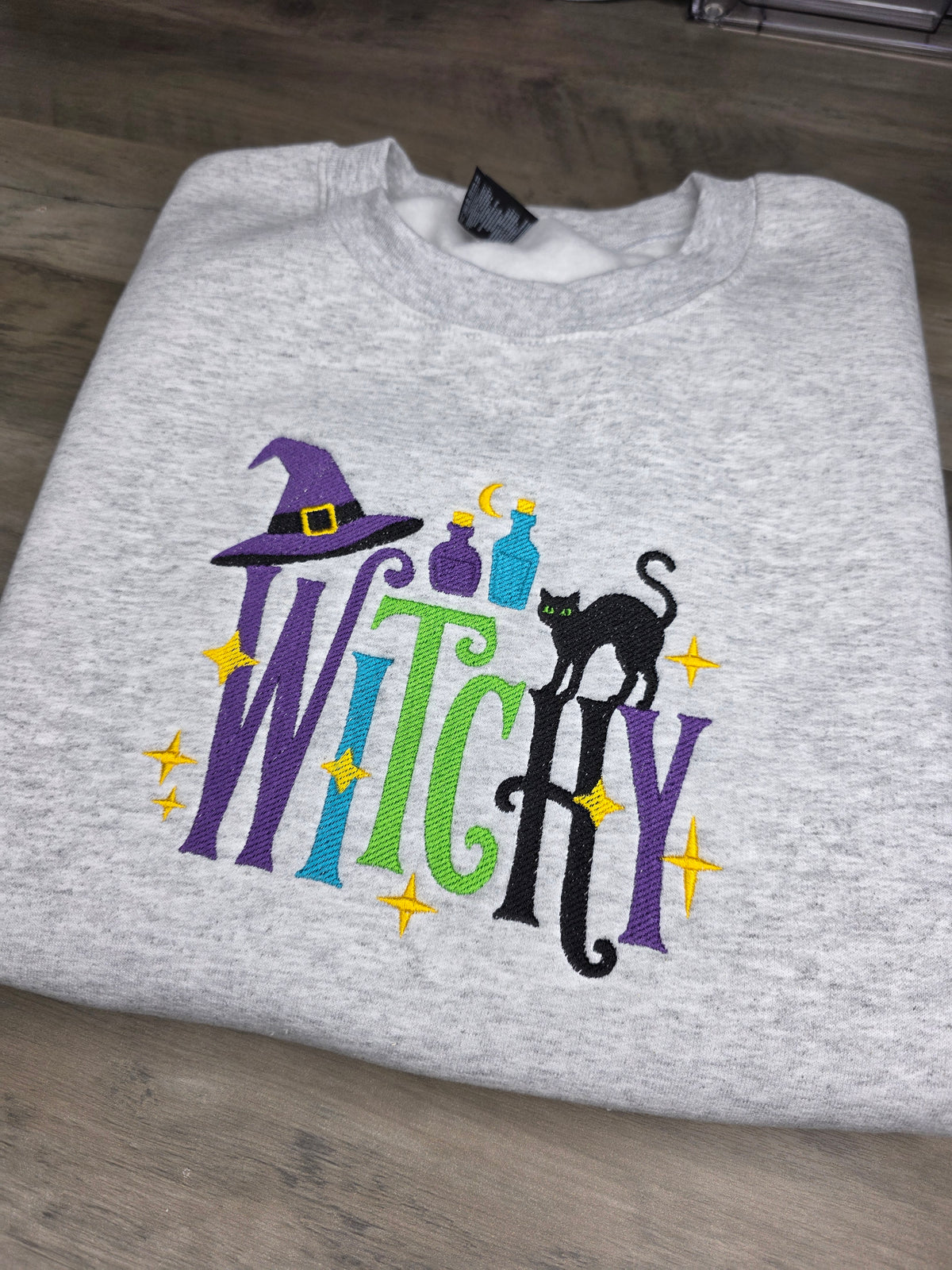 Embroidered Witchy Sweatshirt