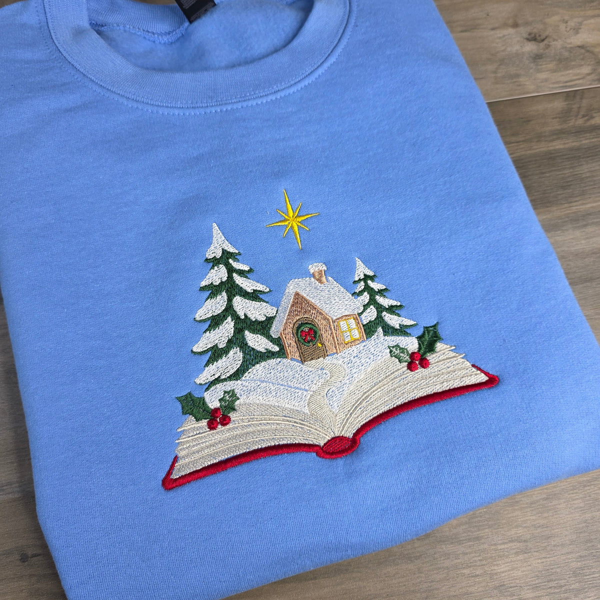 Embroidered Christmas Story Book Sweatshirt
