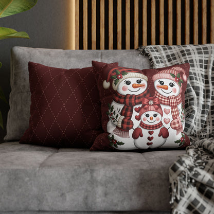 Festive Snowman Pillowcase