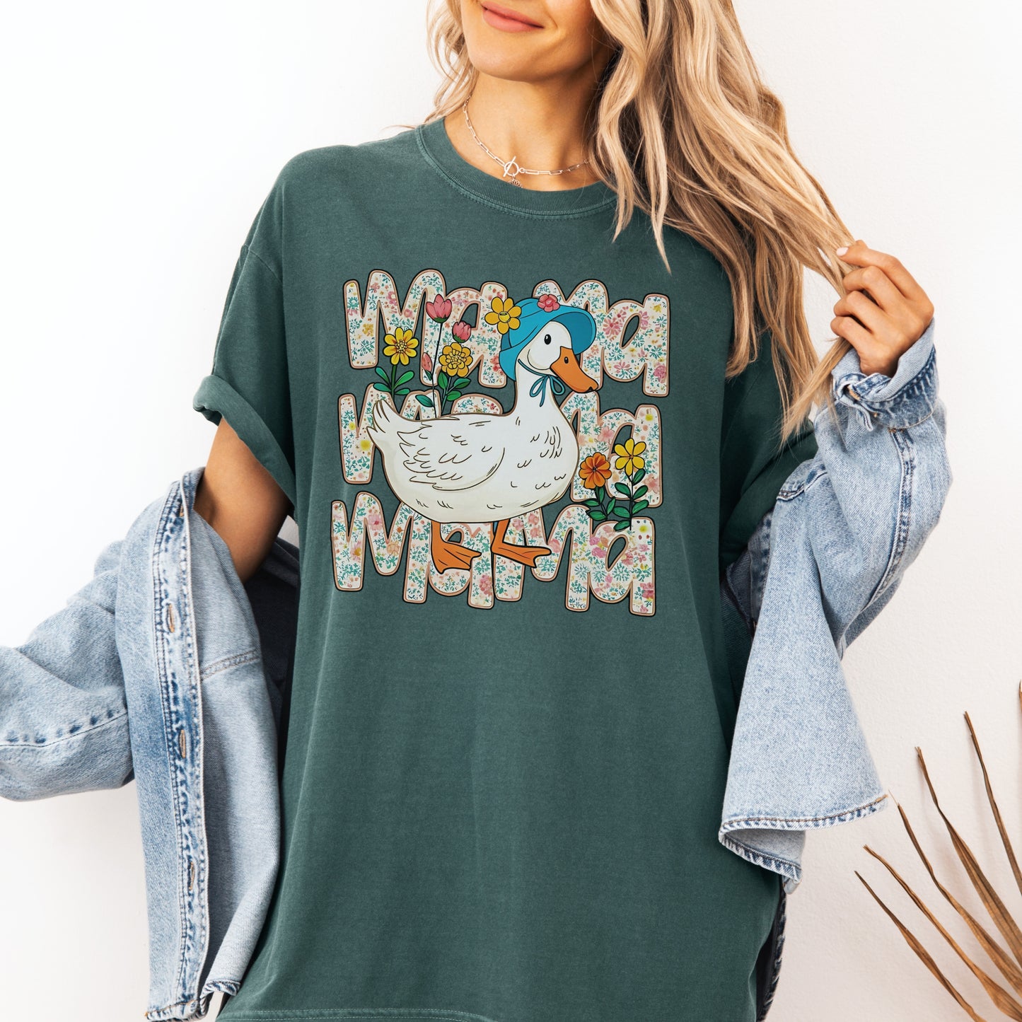 Spring Mama Duck Tee