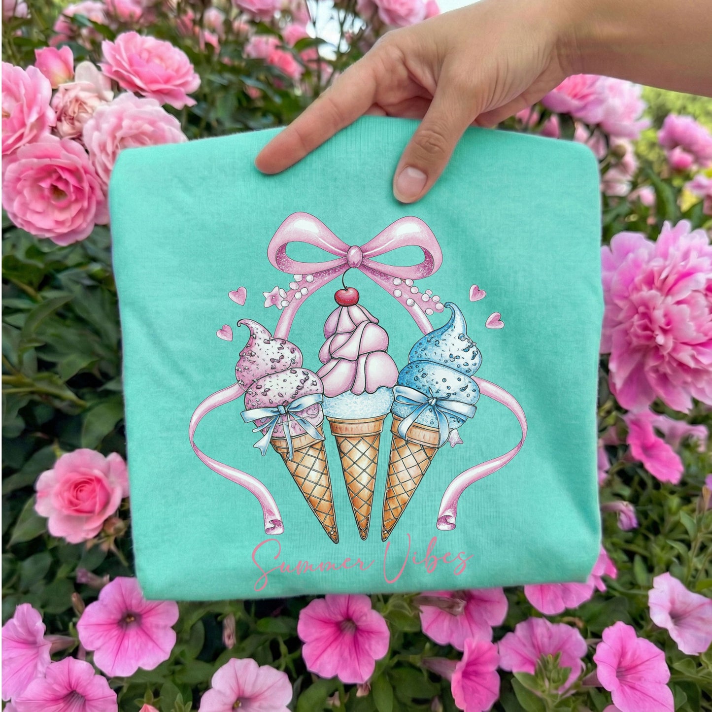 Summer Vibes Icecream Tee