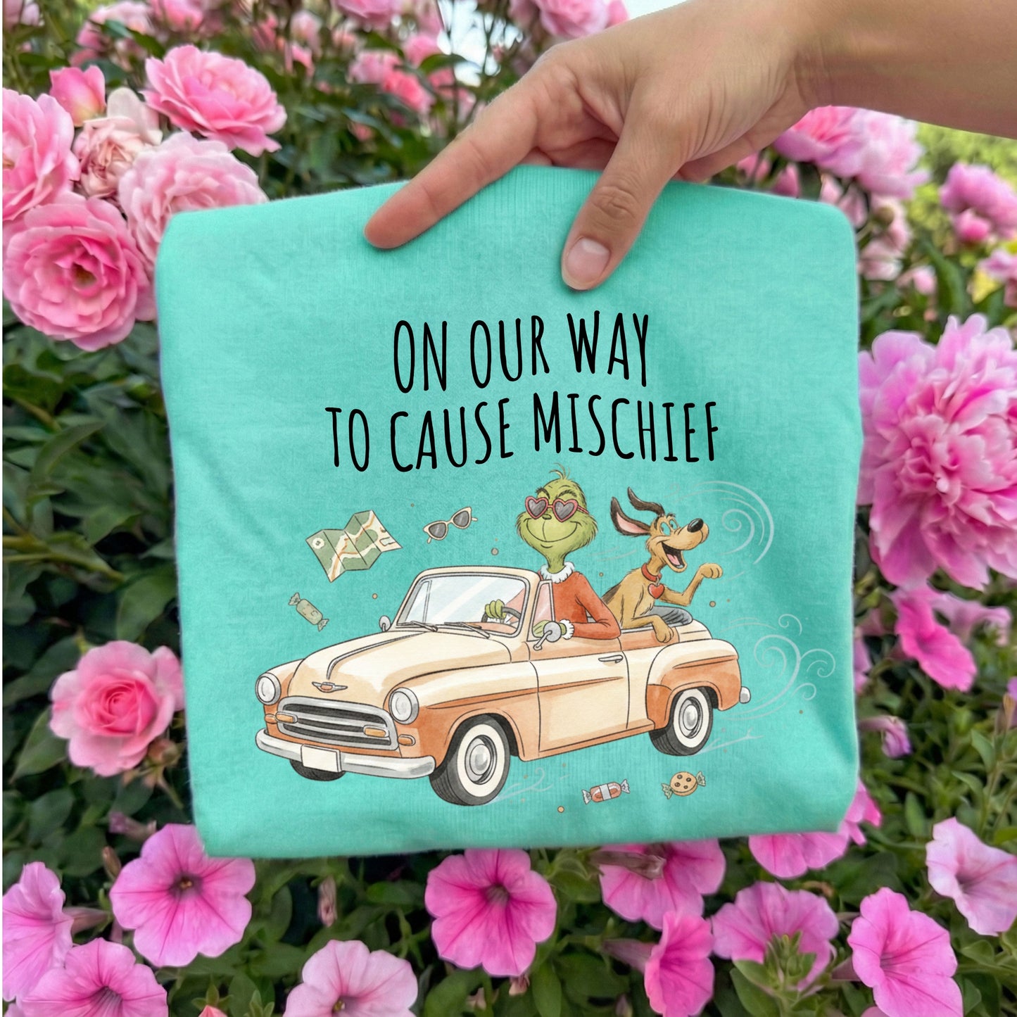 On Our Way to Cause Mischief Tee