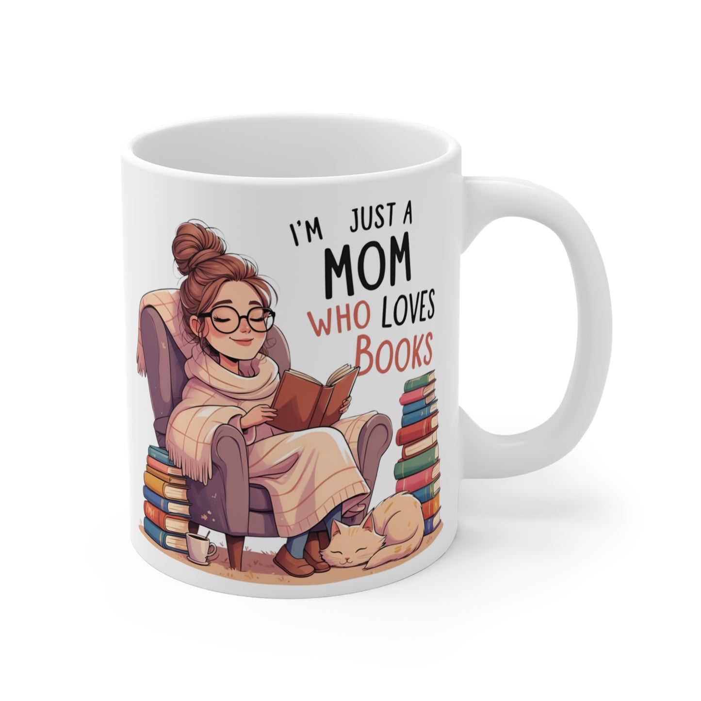 Book Lover Mom Mug