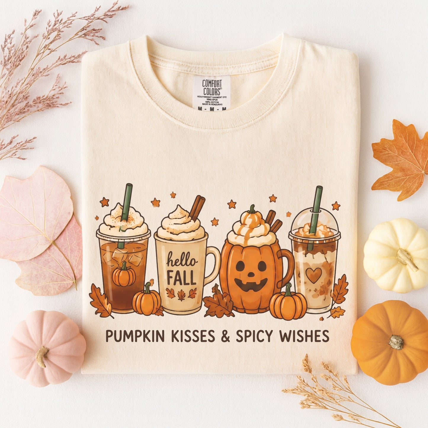 Pumpkin Kisses Sips Tee