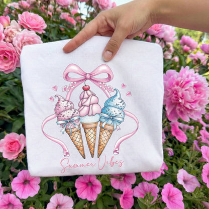 Summer Vibes Icecream Tee
