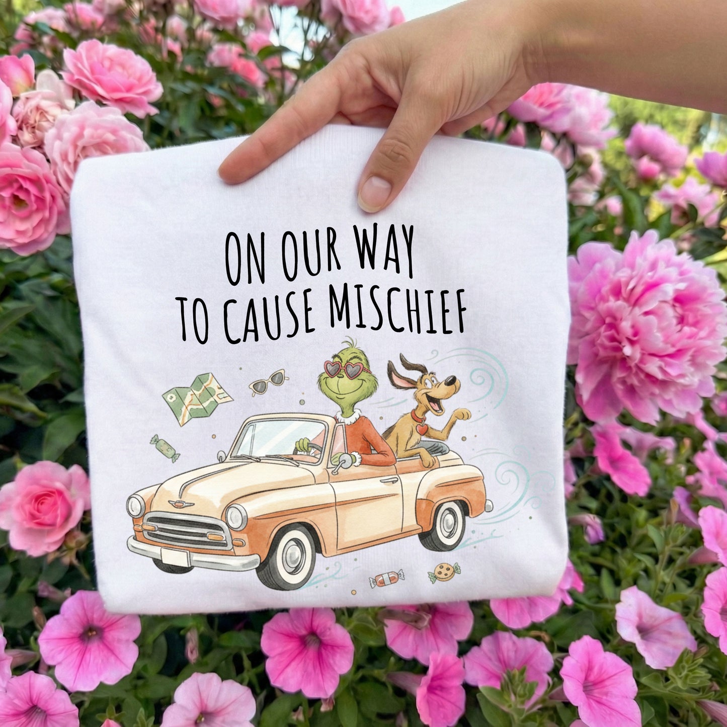 On Our Way to Cause Mischief Tee