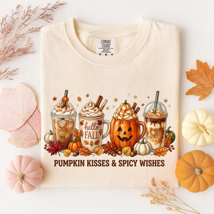 Pumpkin Kisses Sips Tee