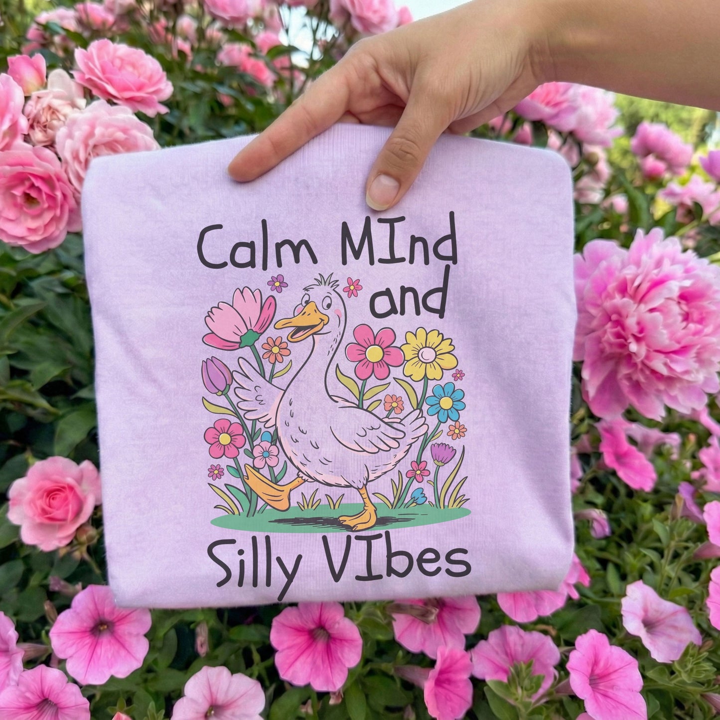 Calm Mind & Silly Vibes Tee