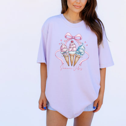Summer Vibes Icecream Tee