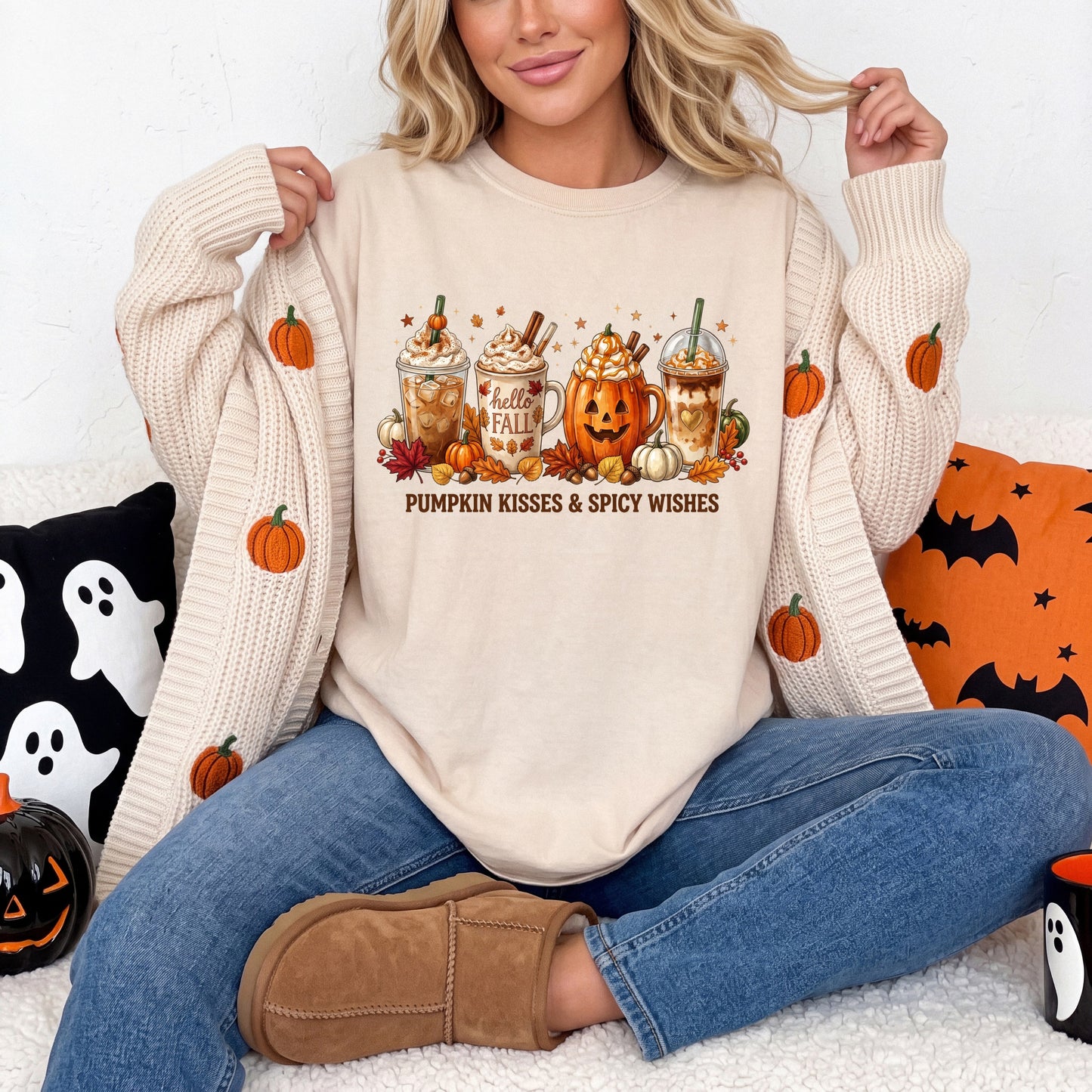 Pumpkin Kisses Sips Tee