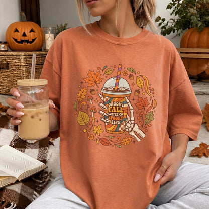 Spooky Fall Drink Tee