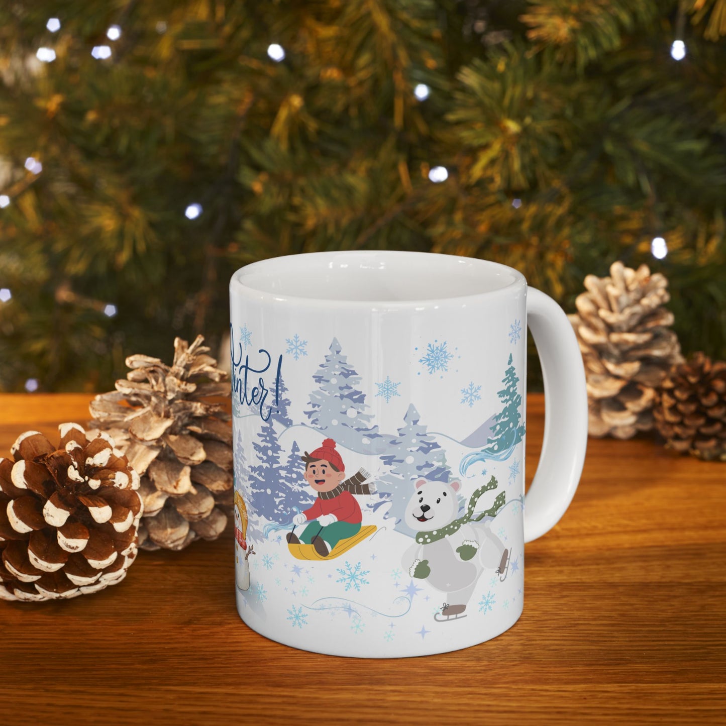 Hello Winter Ceramic Mug (11oz & 15oz)