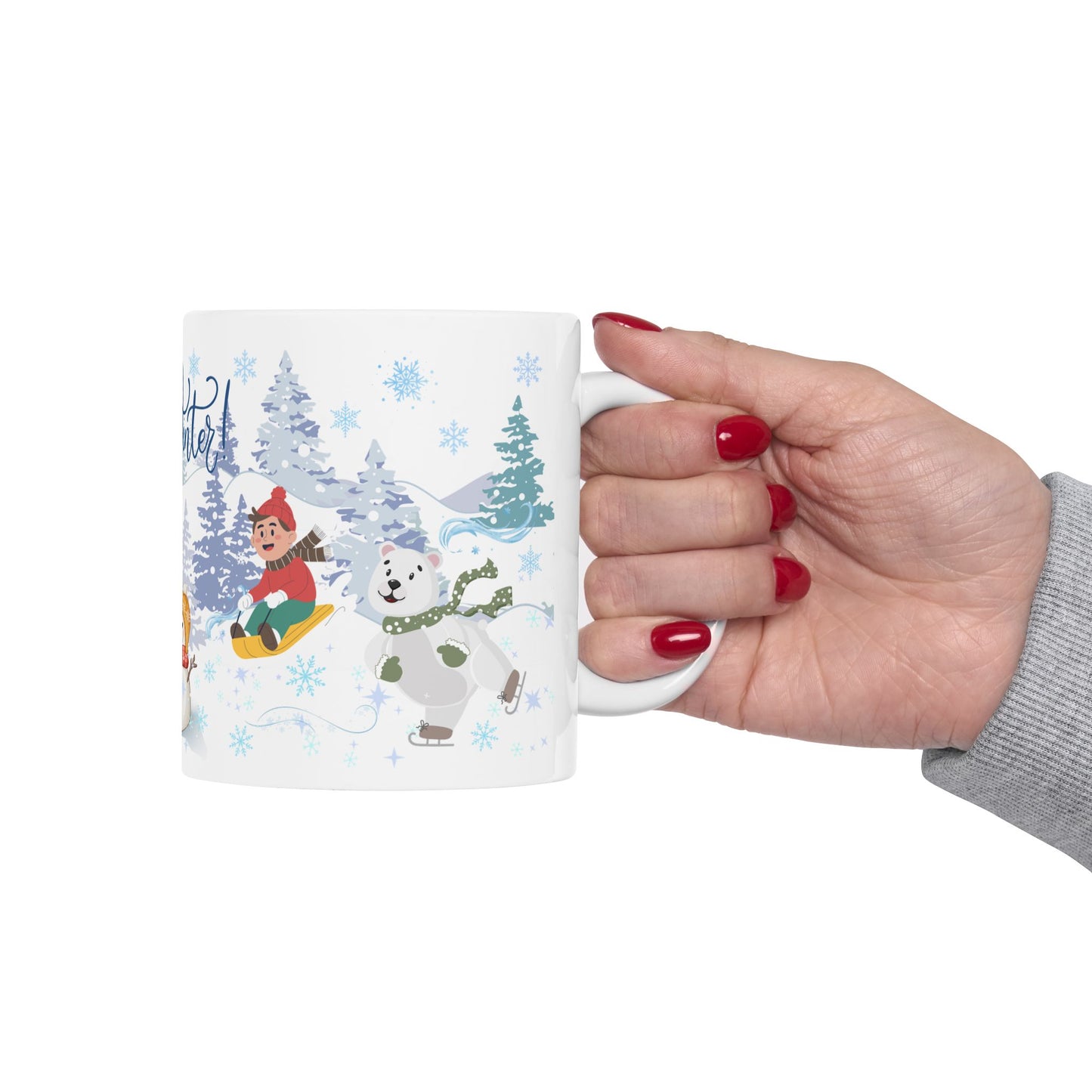 Hello Winter Ceramic Mug (11oz & 15oz)