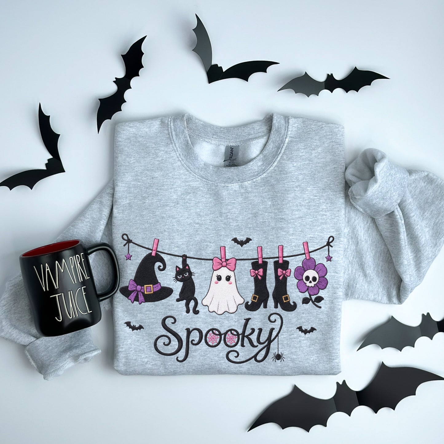 Spooky Laundry Line Sweatshirt
