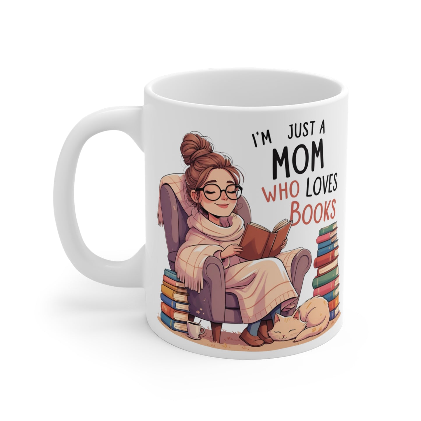 Book Lover Mom Mug