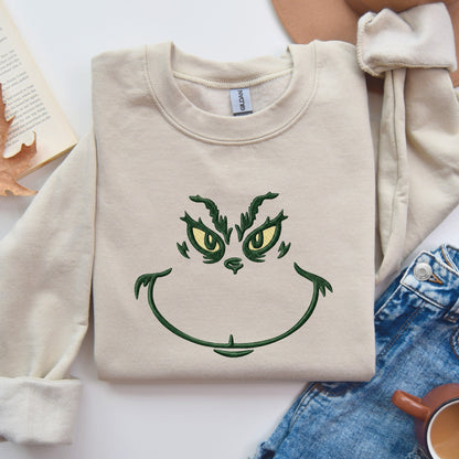 Embroidered Spirit of Christmas Sweatshirt