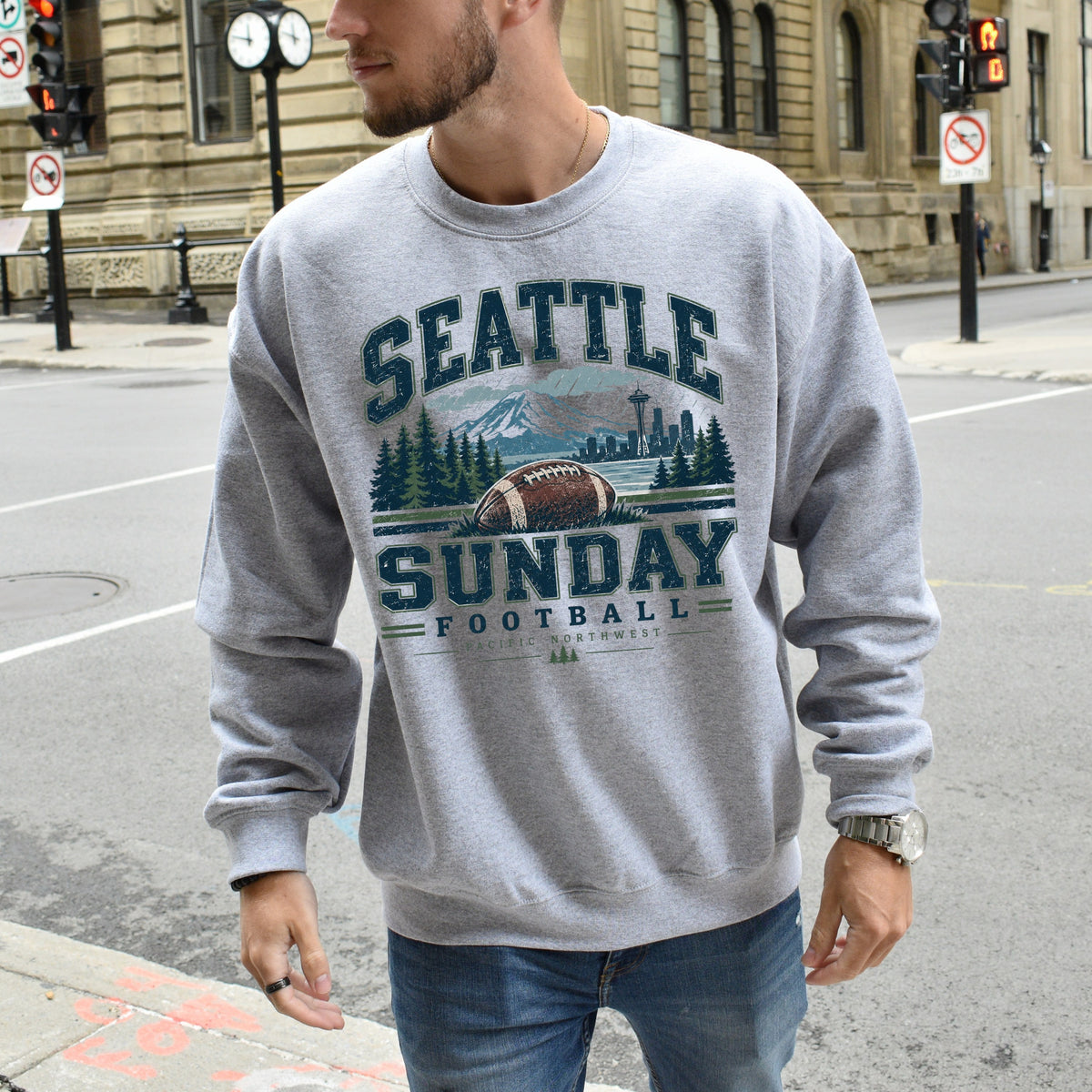 Seattle Sunday Football Sweatshirt