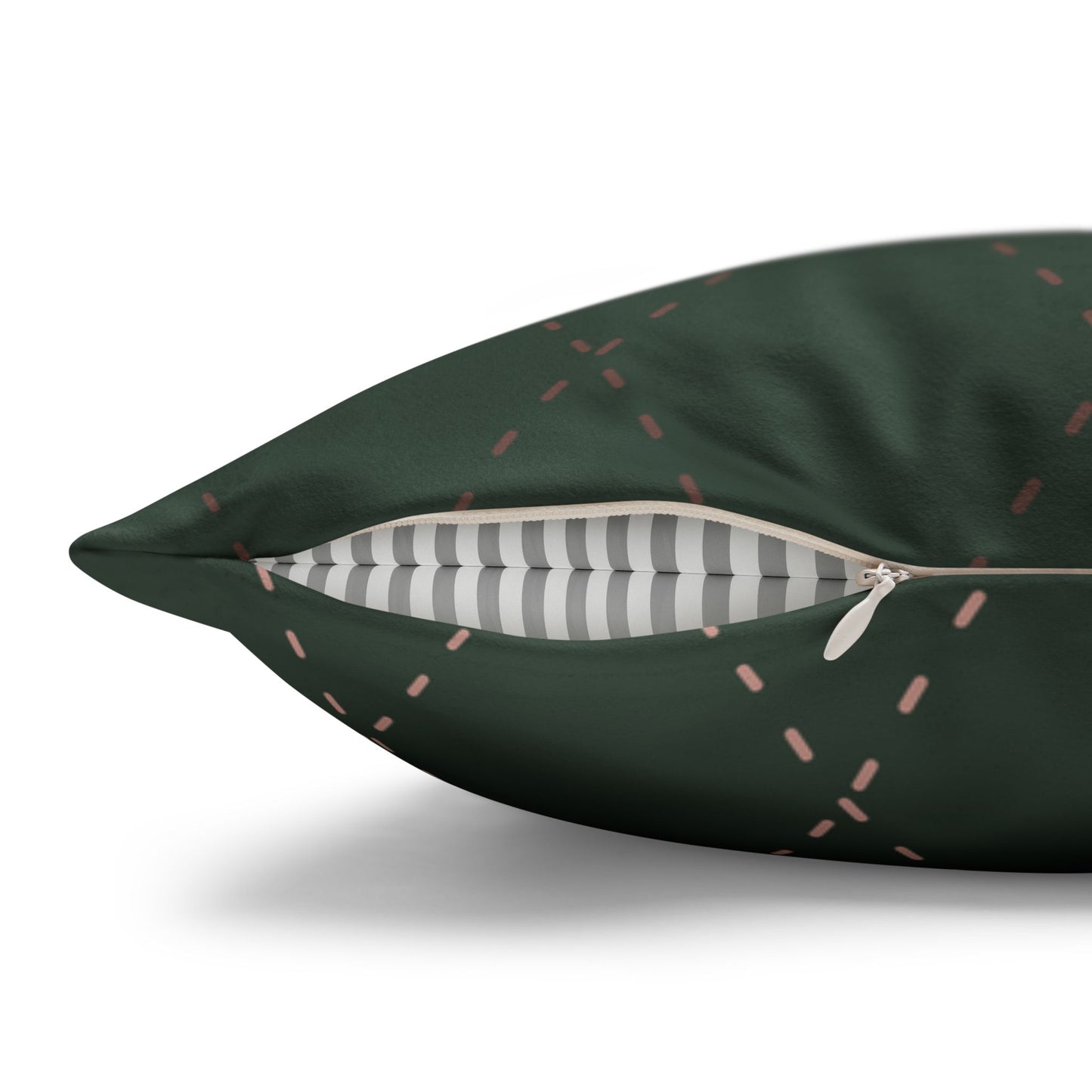 Festive Santa Faux Suede Pillowcase