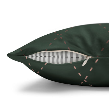 Festive Santa Faux Suede Pillowcase