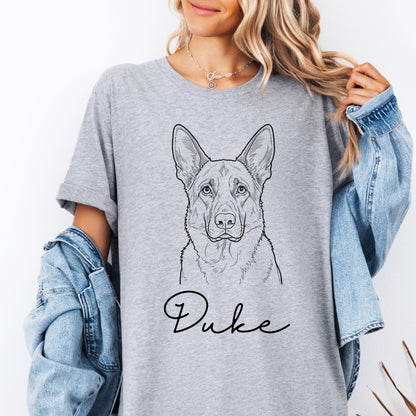 Custom Pet Portrait Tee