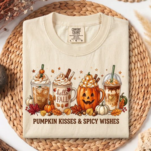 Pumpkin Kisses Sips Tee