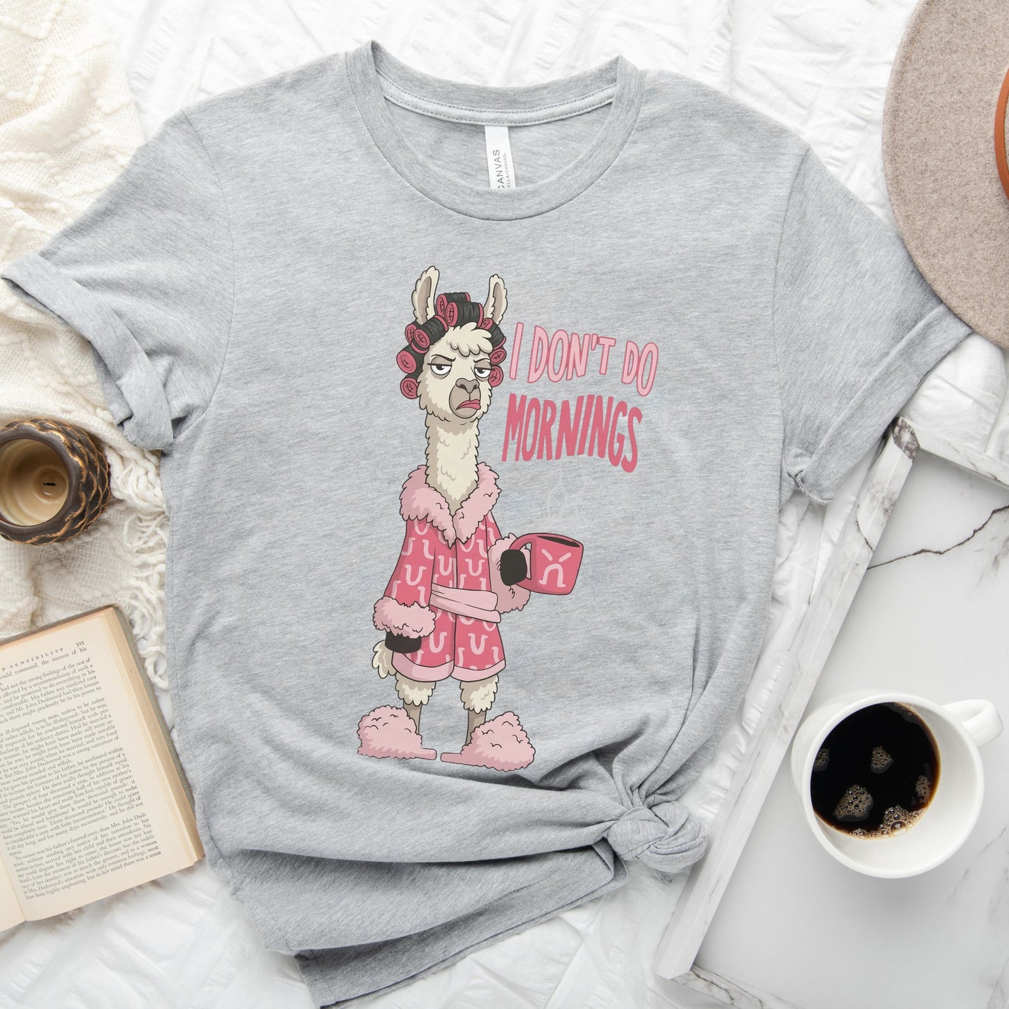 I Dont Do Mornings Tee