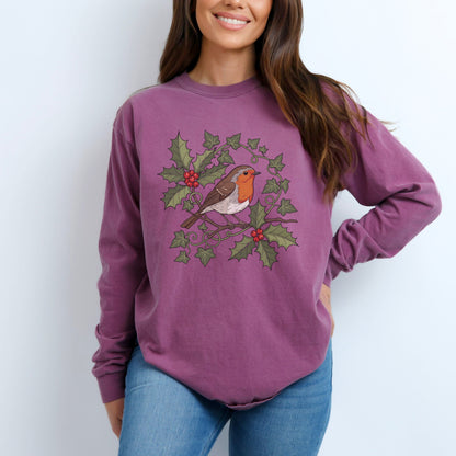 Robin’s Winter Song Long Sleeve Shirt