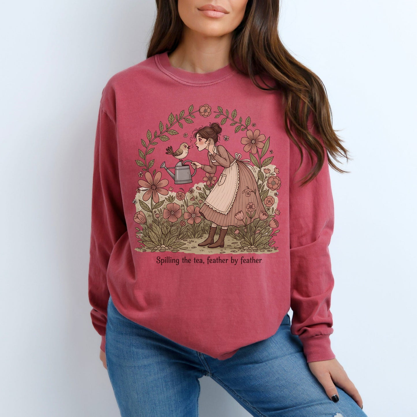 Garden Gossip Long Sleeve Shirt