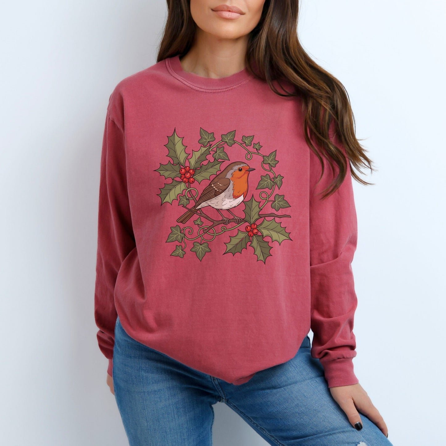 Robin’s Winter Song Long Sleeve Shirt