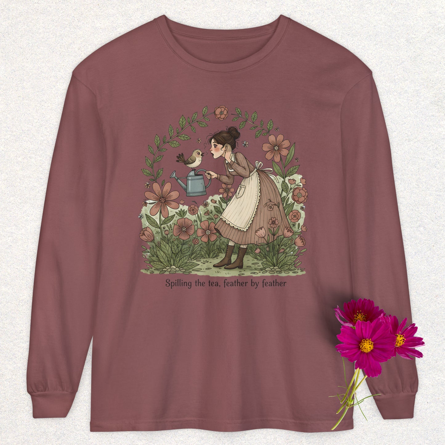 Garden Gossip Long Sleeve Shirt